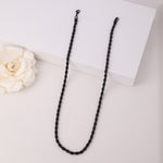 Load image into Gallery viewer, Black Rope Chain Necklace For Men
