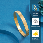 Load image into Gallery viewer, Zig Zag Line Bracelet For Men
